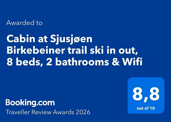 At Birkebeiner Trail In Out, 8 Beds, 2 Bathrooms&wifi